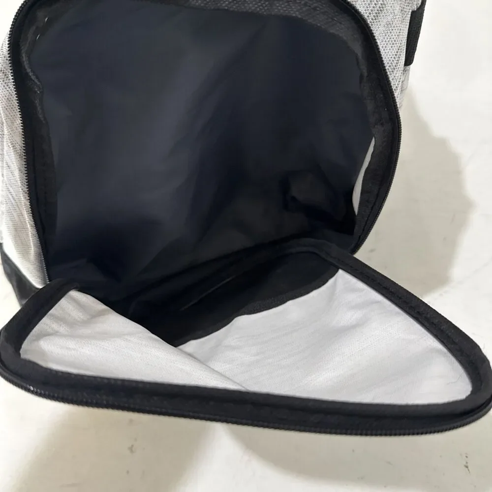 adidas Diablo Small II Duffel Bag 20L Zip Strap White Black Hex Print